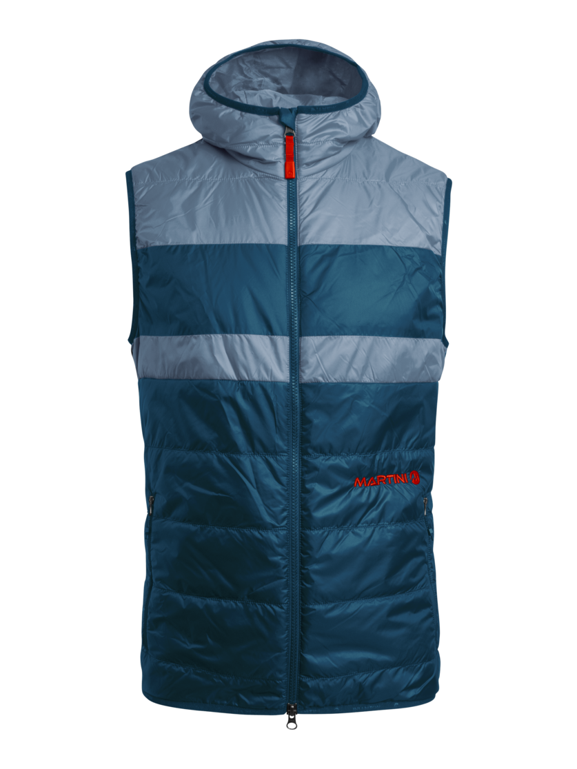 Martini Sportswear - GIANT - Outdoor vests in poseidon-moon - front view - Men