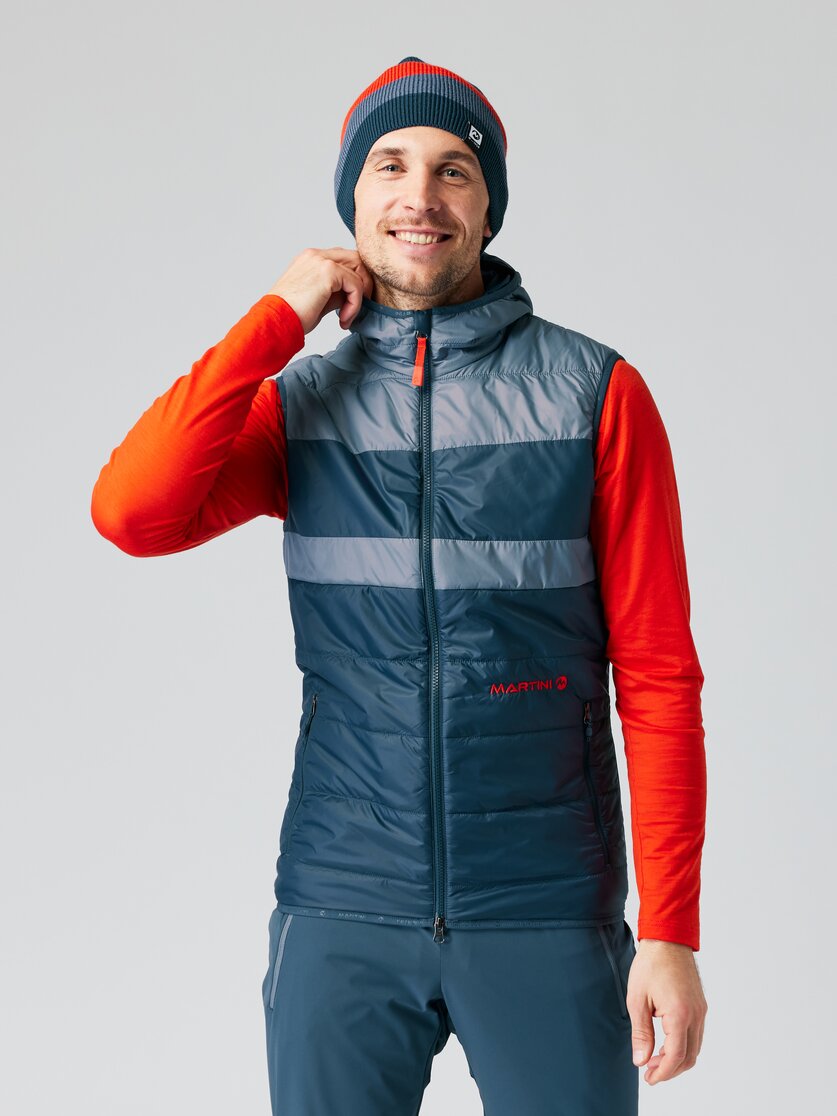 Martini Sportswear - GIANT - Outdoor vests in black - front view model - Men