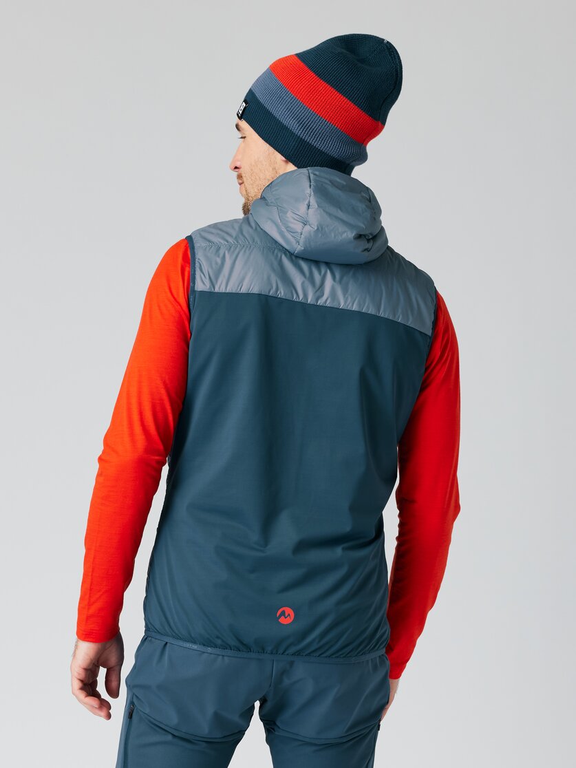 Martini Sportswear - GIANT - Outdoor vests in black - rear view model - Men