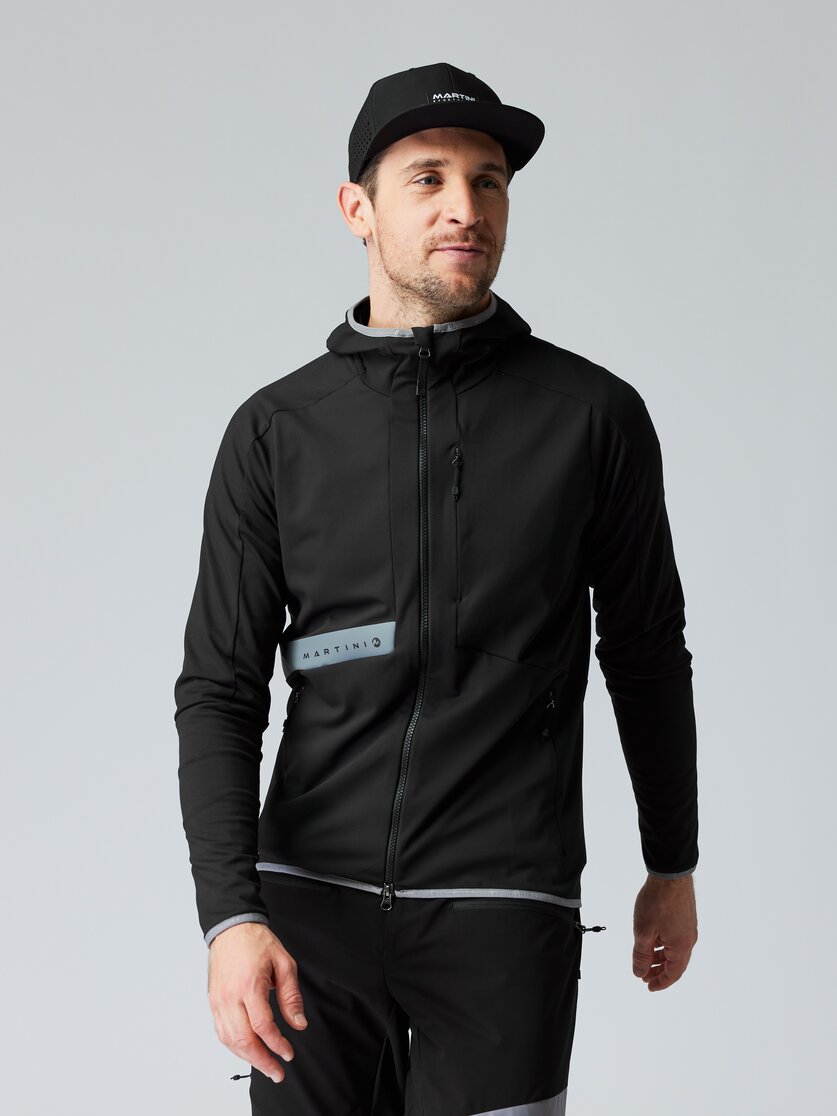 Martini Sportswear - FEEL.FREE - Midlayers in black-carbon - Vorderansicht Model - Herren