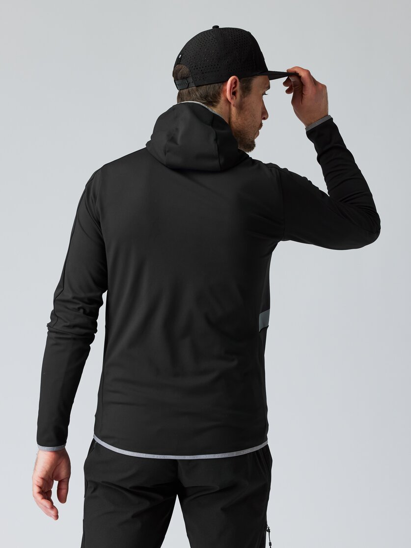 Martini Sportswear - FEEL.FREE - Midlayers in black-carbon - Rückansicht Model - Herren