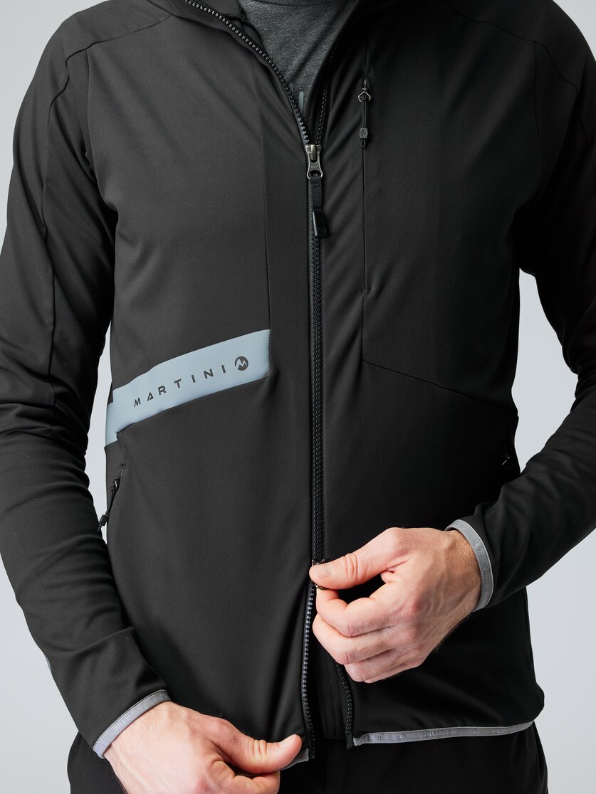 Martini Sportswear - FEEL.FREE - Midlayers in black-carbon - Detail 1 - Herren