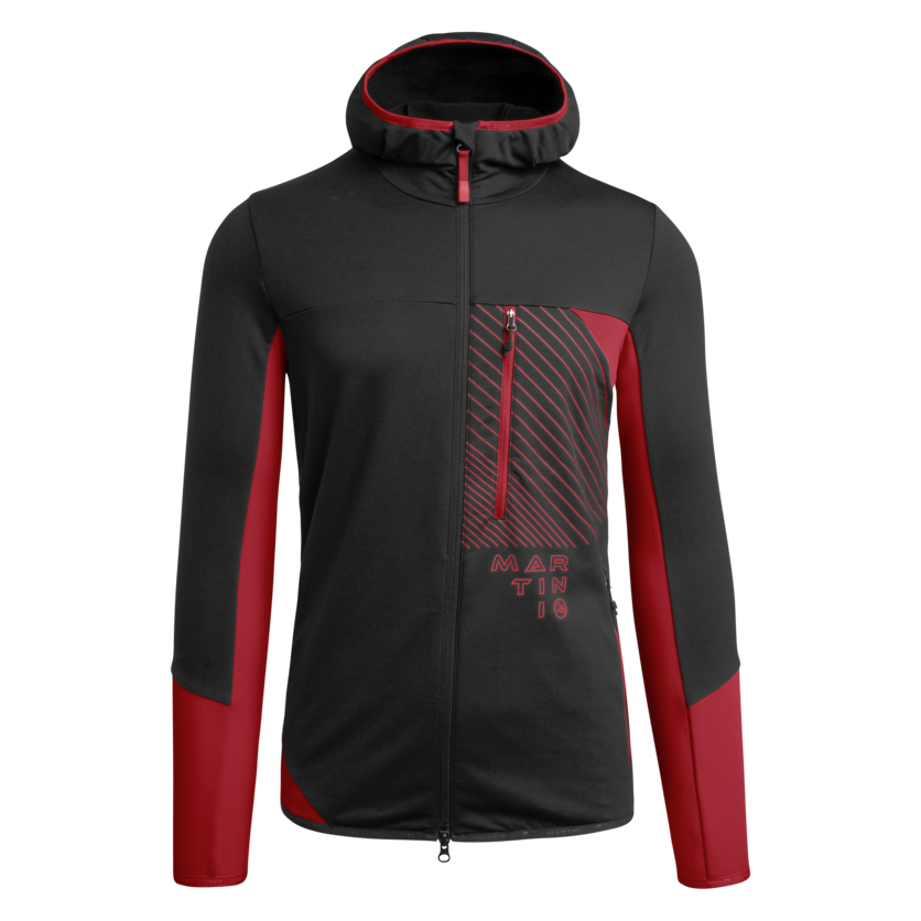 Martini Sportswear - DOLOMITI - Strati intermedi in black-passion - vista frontale - Uomo