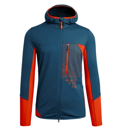 Martini Sportswear - DOLOMITI - Strati intermedi in poseidon-lava - vista frontale - Uomo