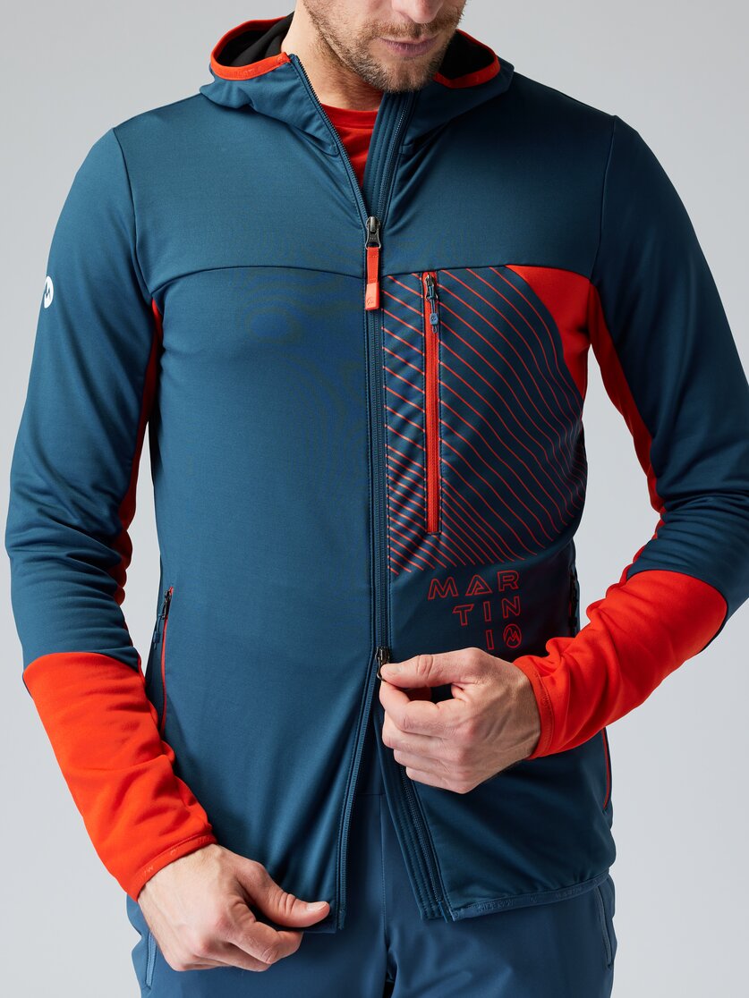Martini Sportswear - DOLOMITI - Midlayers in black - Detail 1 - Men