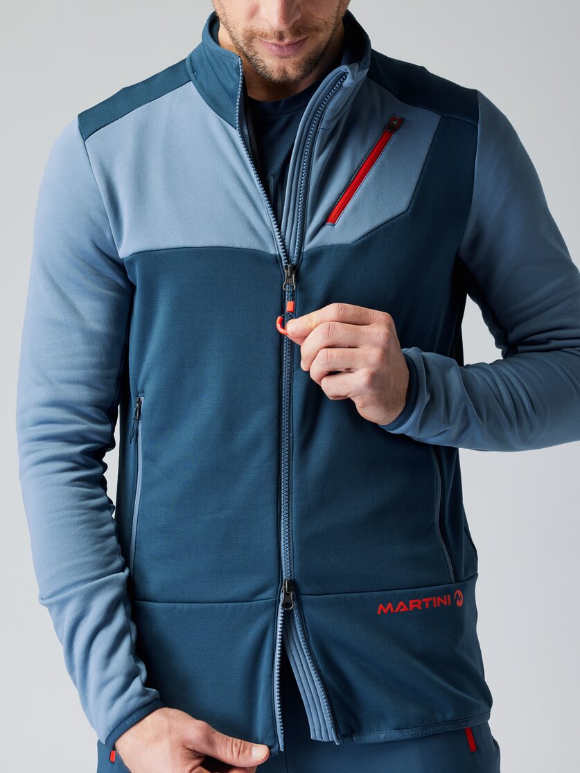 Martini Sportswear - BURN - Fleecejacke in black - Detail 1 - Herren