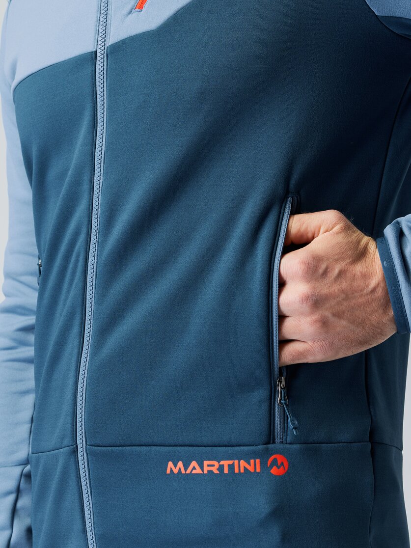 Martini Sportswear - BURN - Fleecejacke in black - Detail 2 - Herren
