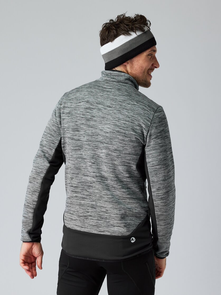 Martini Sportswear - BASE CAMP - Strati intermedi in black - vista laterale modello - Uomo