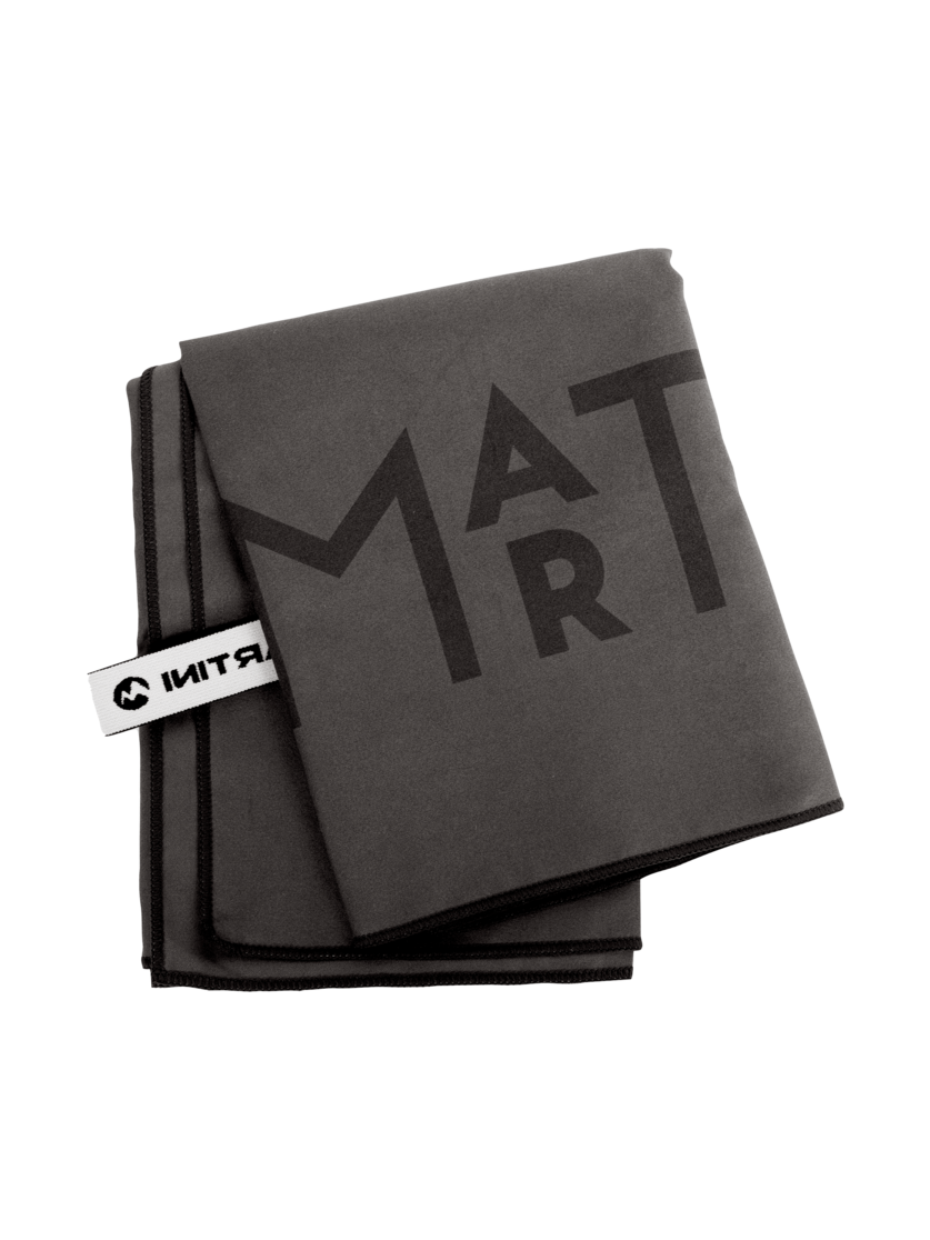 Martini Sportswear - TRAILBUDDY Towel Uni - Towel in steel - rear view - Unisex