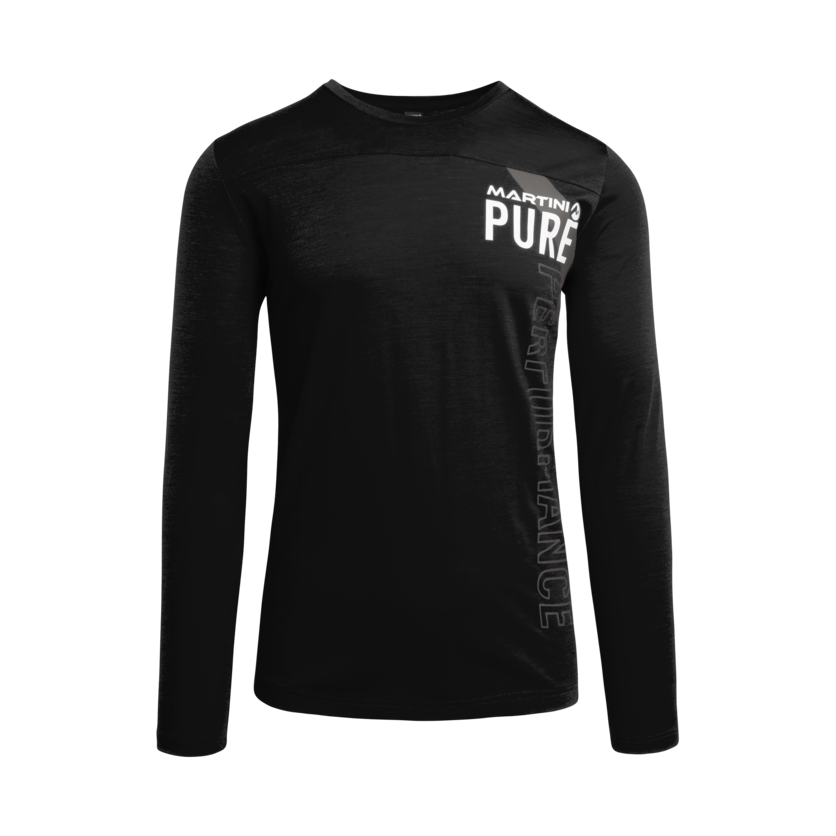 Martini Sportswear - DEFIANCE - Maglie a maniche lunghe in black-carbon - vista frontale - Uomo