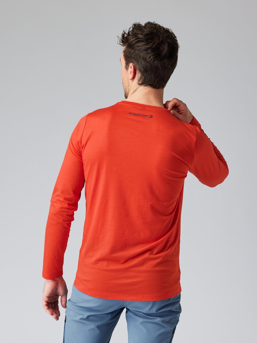 Martini Sportswear - DEFIANCE - Maglie a maniche lunghe in black-carbon - vista laterale modello - Uomo
