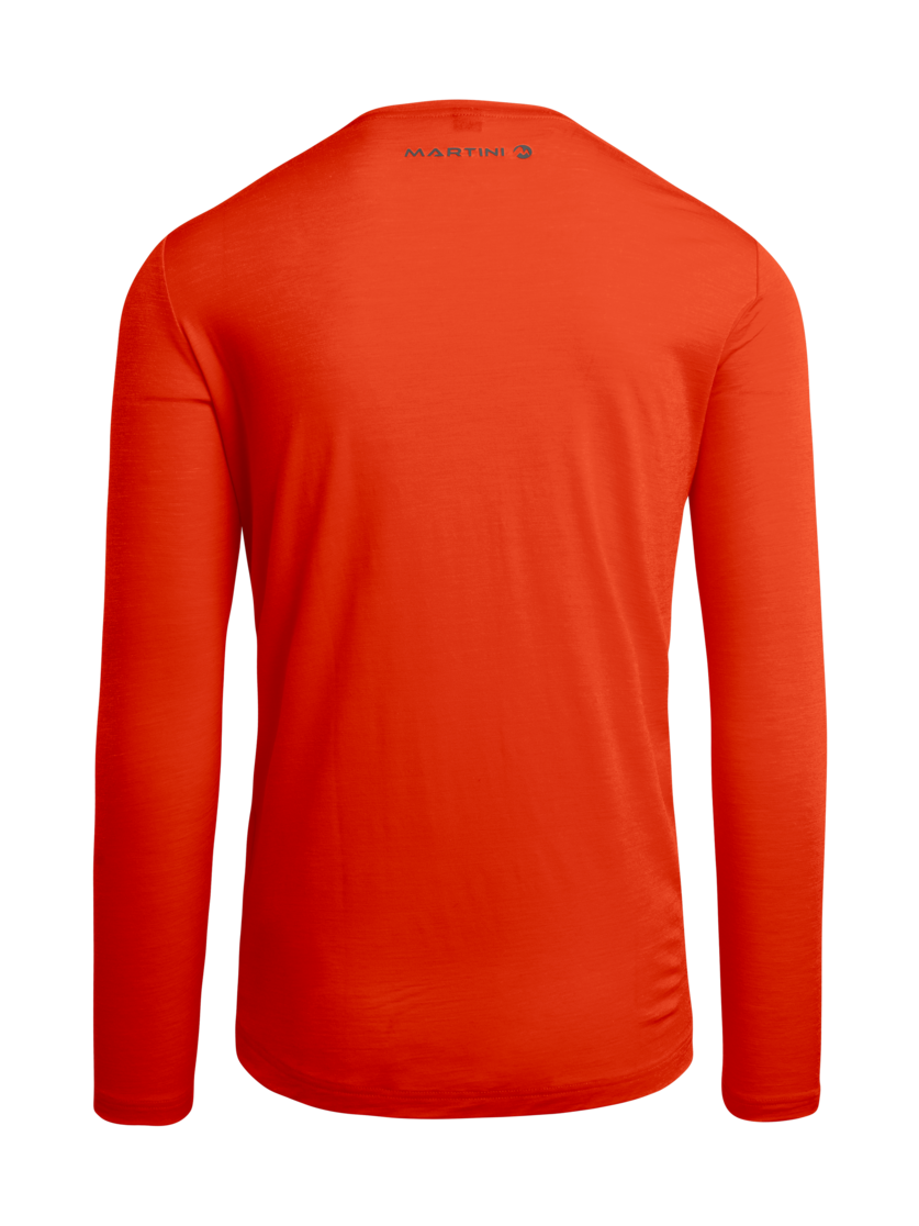 Martini Sportswear - DEFIANCE - Longsleeves in lava-poseidon - rear view - Men