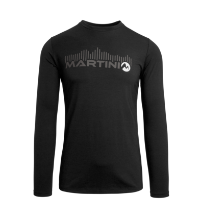 Martini Sportswear - ANTENO - Longsleeves in Black-White - front view - Men