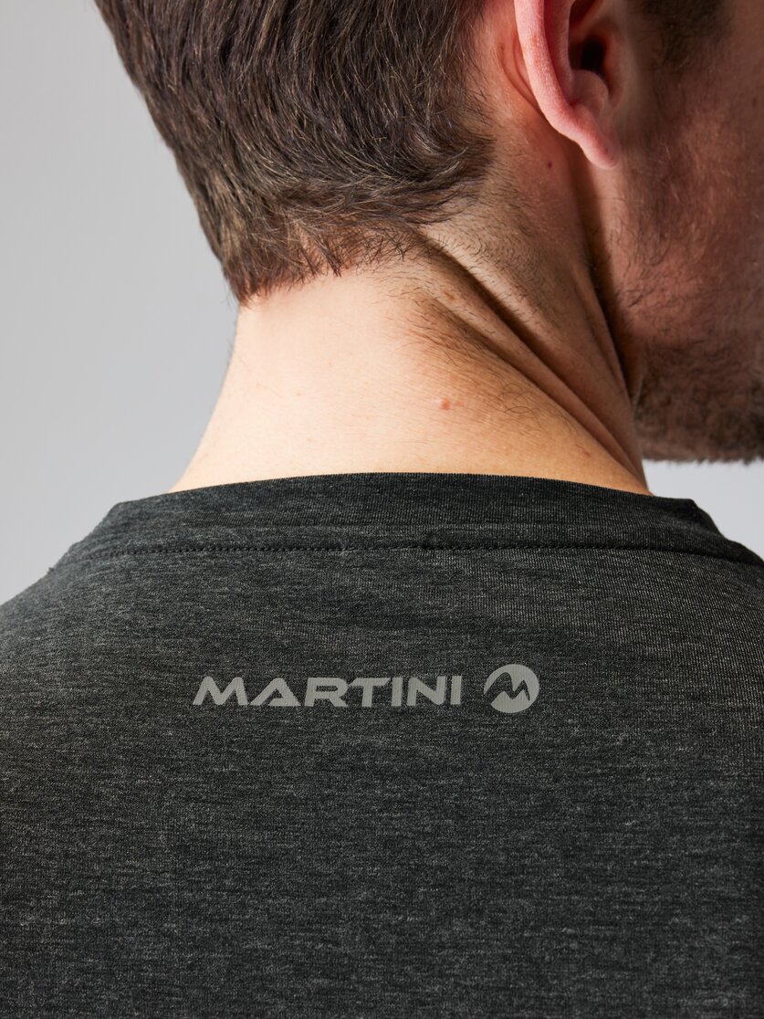 Martini Sportswear - ANTENO - Langarmshirts in black-white - Detail 2 - Herren