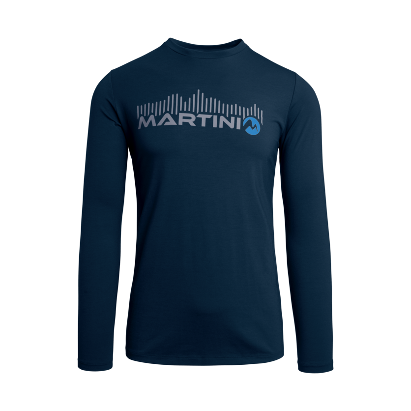 Martini Sportswear - ANTENO - Longsleeves in true navy-ink - front view - Men