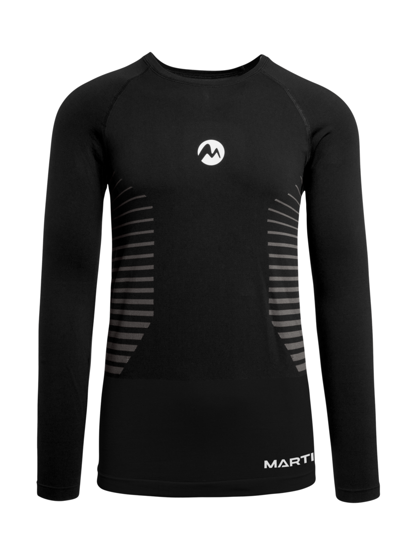 Martini Sportswear - DROP - Longsleeves in black - front view - Men