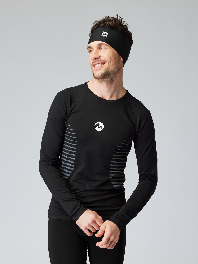 Martini Sportswear - DROP - Longsleeves in black - front view model - Men