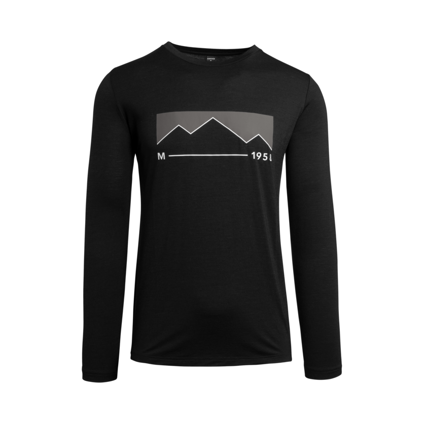 Martini Sportswear - ELEMENTAR - Langarmshirts in black - Vorderansicht - Herren