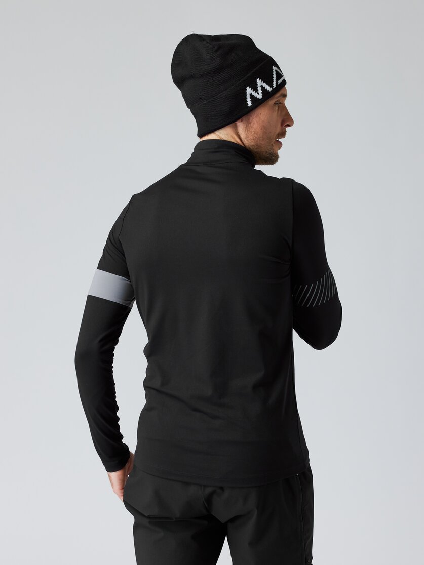 Martini Sportswear - PINNACLE - Longsleeves in black-white - rear view model - Men