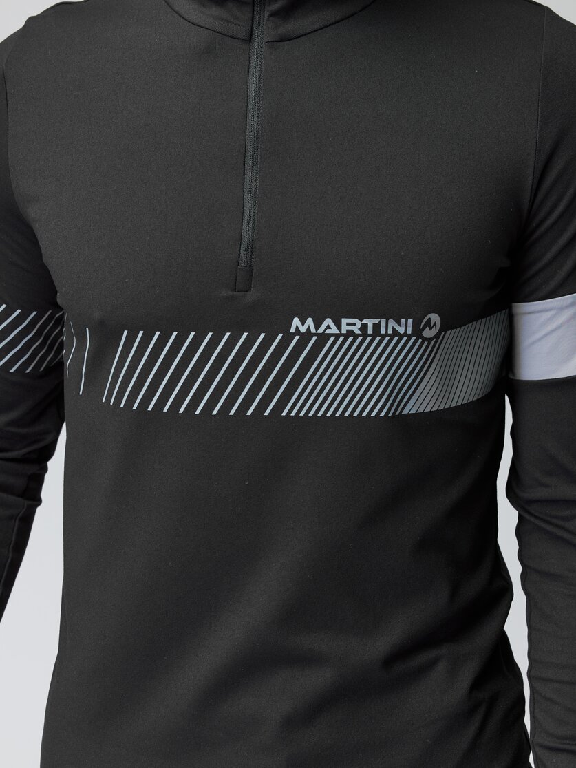 Martini Sportswear - PINNACLE - Longsleeves in black-white - Detail 3 - Men