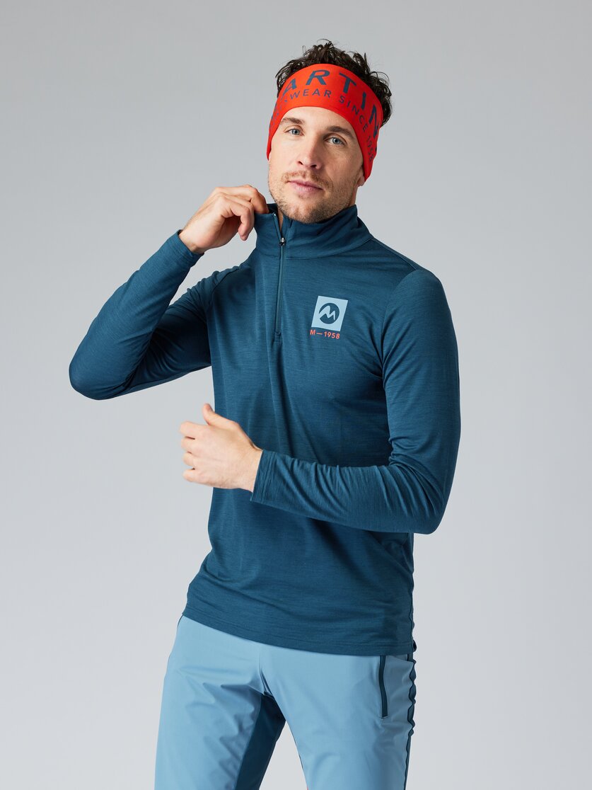 Martini Sportswear - GALAXY - Langarmshirts in black - Vorderansicht Model - Herren