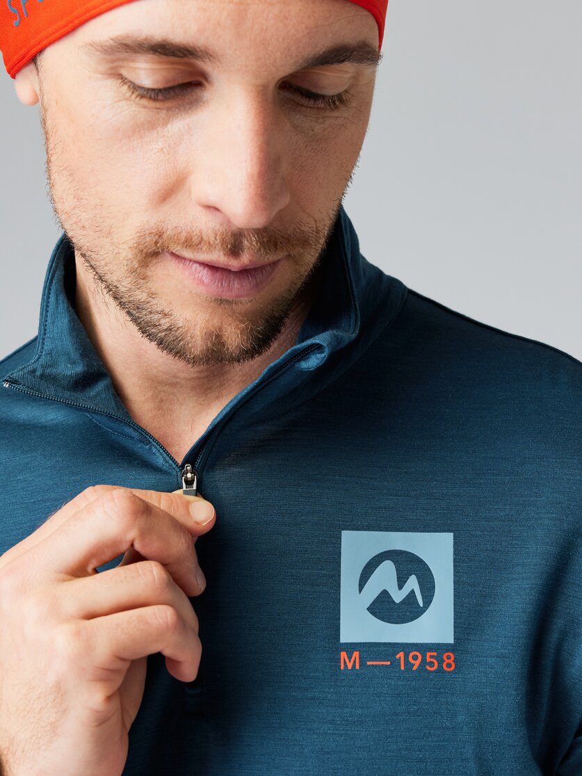 Martini Sportswear - GALAXY - Langarmshirts in black - Detail 1 - Herren