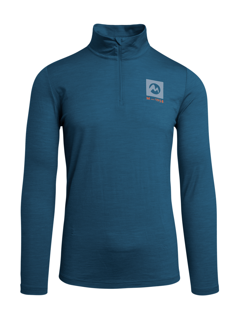 Martini Sportswear - GALAXY - Langarmshirts in poseidon - Vorderansicht - Herren