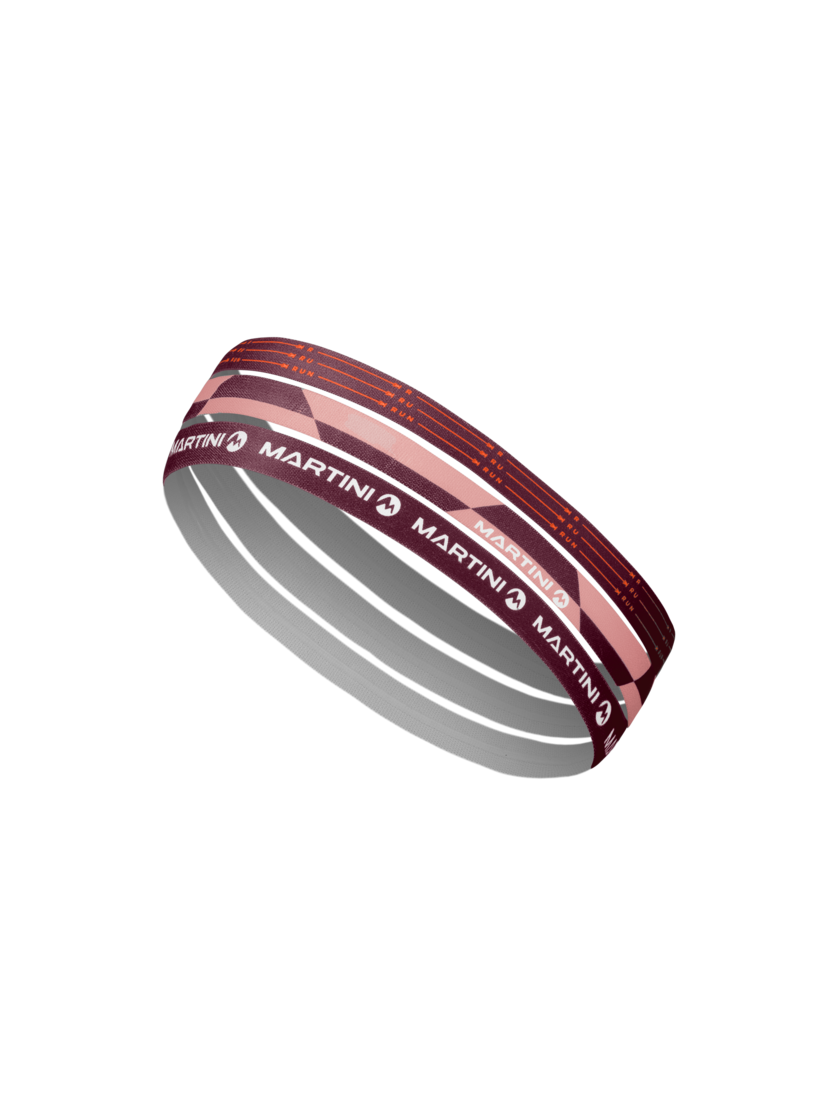 Martini Sportswear - TRAILBUDDY Hairband Uni - Fasce per capelli in fairy tale-blush - vista frontale - Unisex