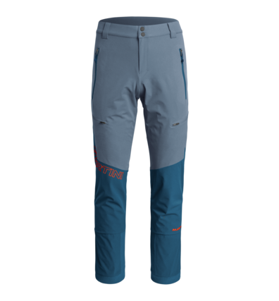 Martini Sportswear - MONT.BLANC - Pants in Night Blue-Grey-Red - front view - Men