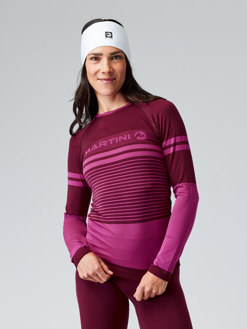 Martini Sportswear - HI.DRY_T1 - Funktionswäsche - Oberteil in black-white - Vorderansicht Model - Damen
