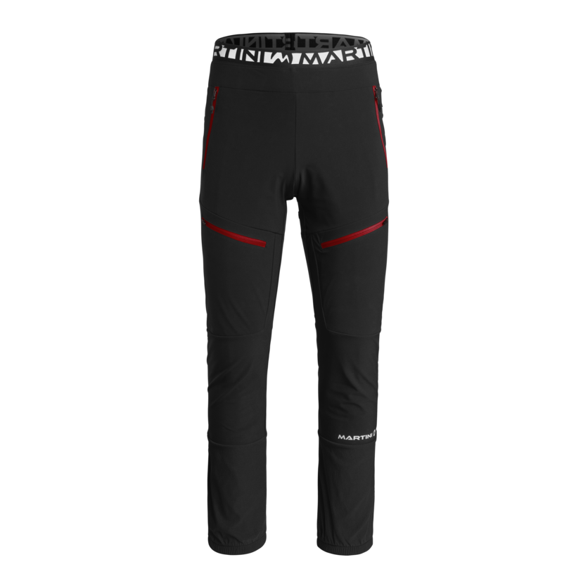 Martini Sportswear - HAUTE ROUTE - Lange Hosen in black-passion - Vorderansicht - Herren