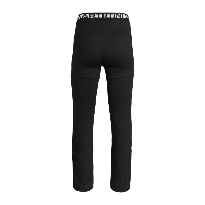 Martini Sportswear - HAUTE ROUTE - Long pants in black - rear view - Men