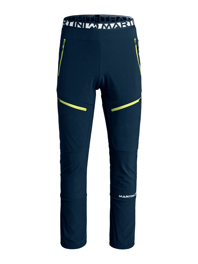 Martini Sportswear - HAUTE ROUTE - Pantaloni lunghi in true navy-daiquiri - vista frontale - Uomo