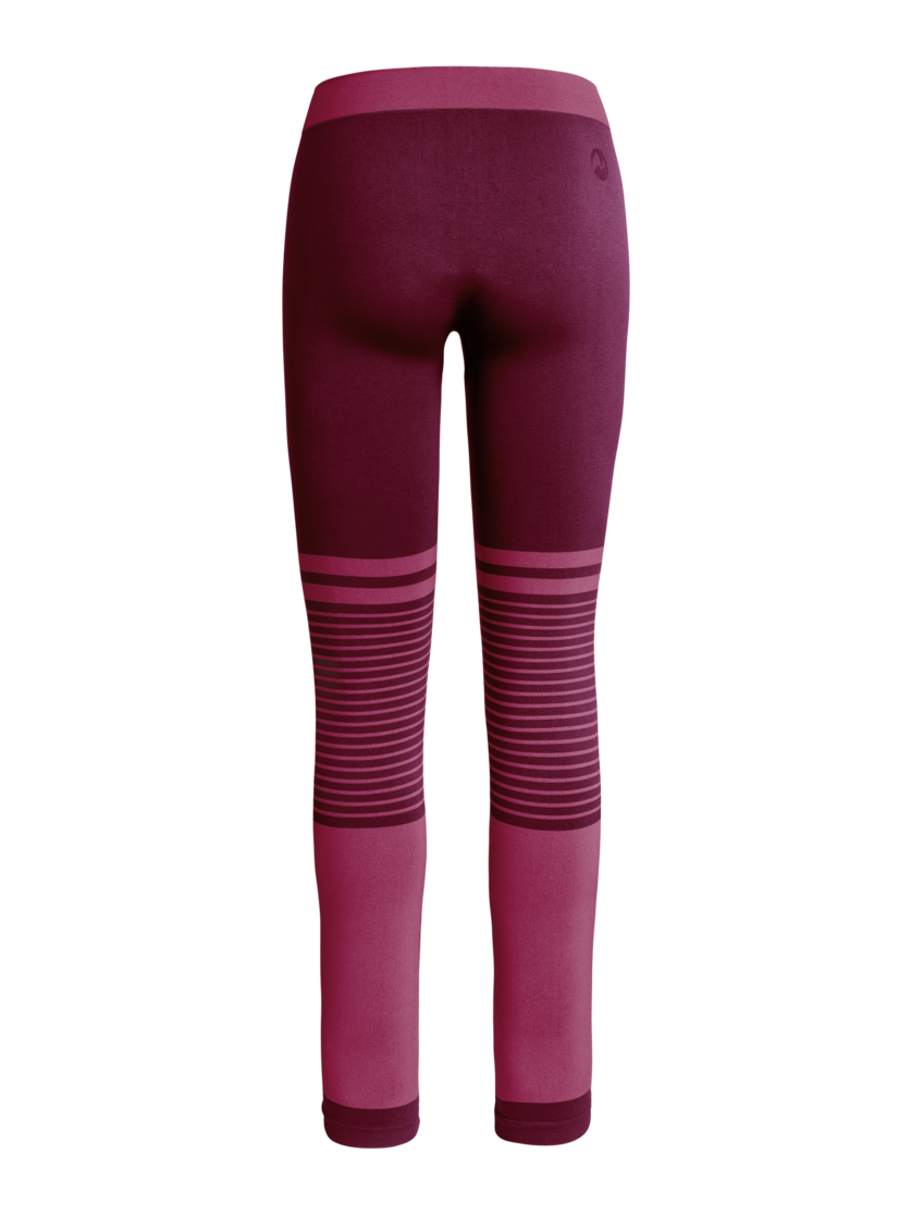 Martini Sportswear - HI.DRY_P1 - Baselayer - bottoms in plume-hollyhock - rear view - Women