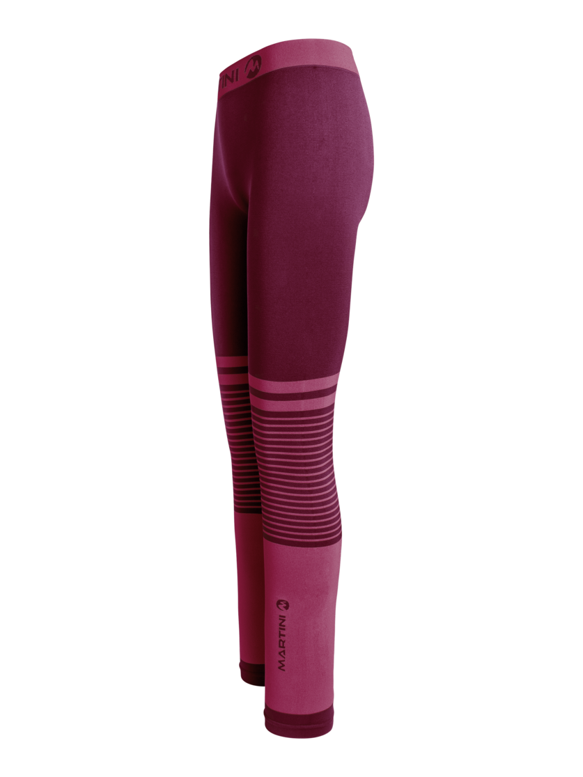 Martini Sportswear - HI.DRY_P1 - Baselayer - bottoms in plume-hollyhock - side view - Women