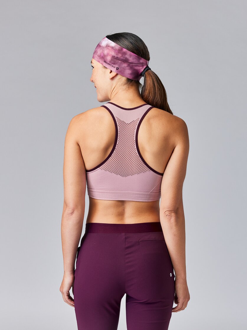 Martini Sportswear - WANTED Bra Seamless W - Sport BHs in black - Rückansicht Model - Damen