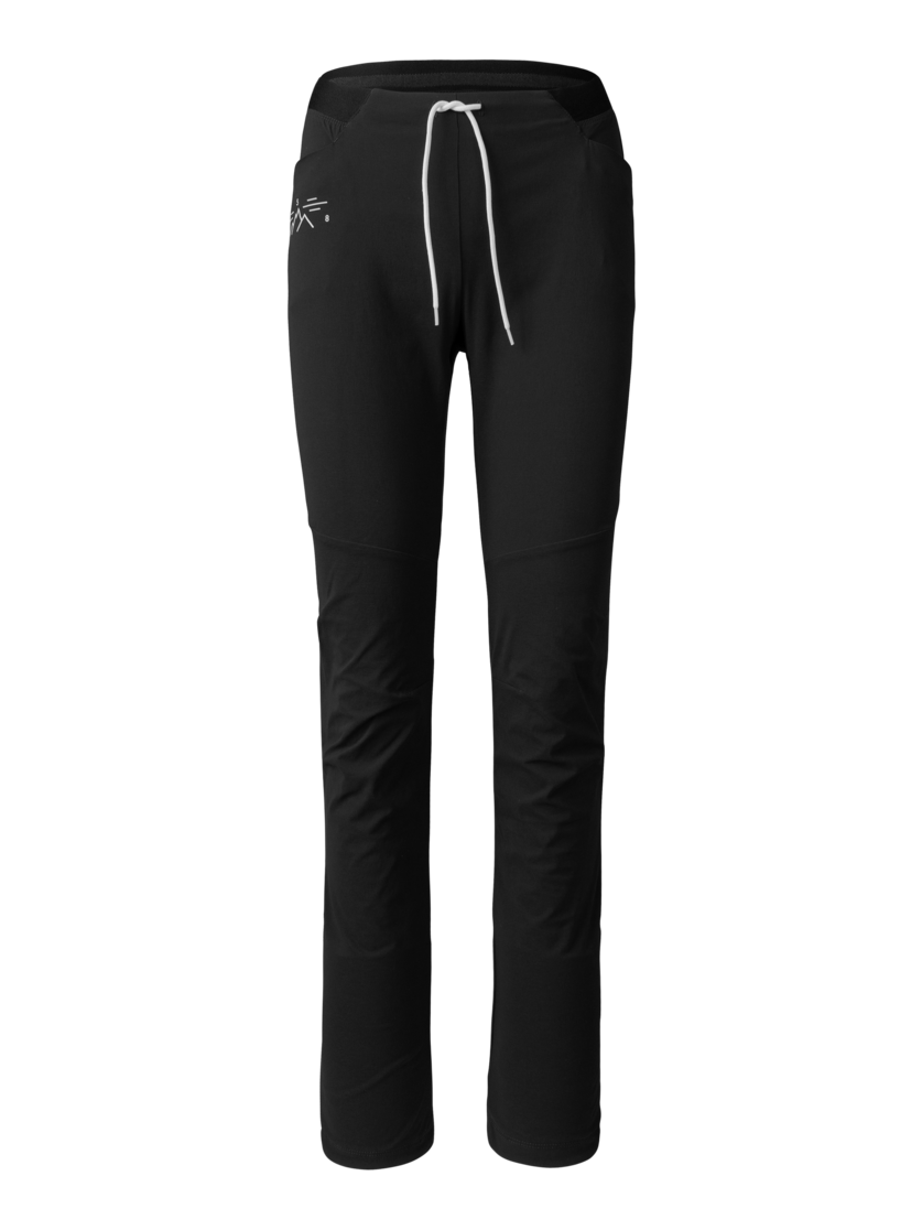 Martini Sportswear - ALPMATE Pants W "L" - Pantaloni lunghi a taglio lungo in black - vista frontale - Donna