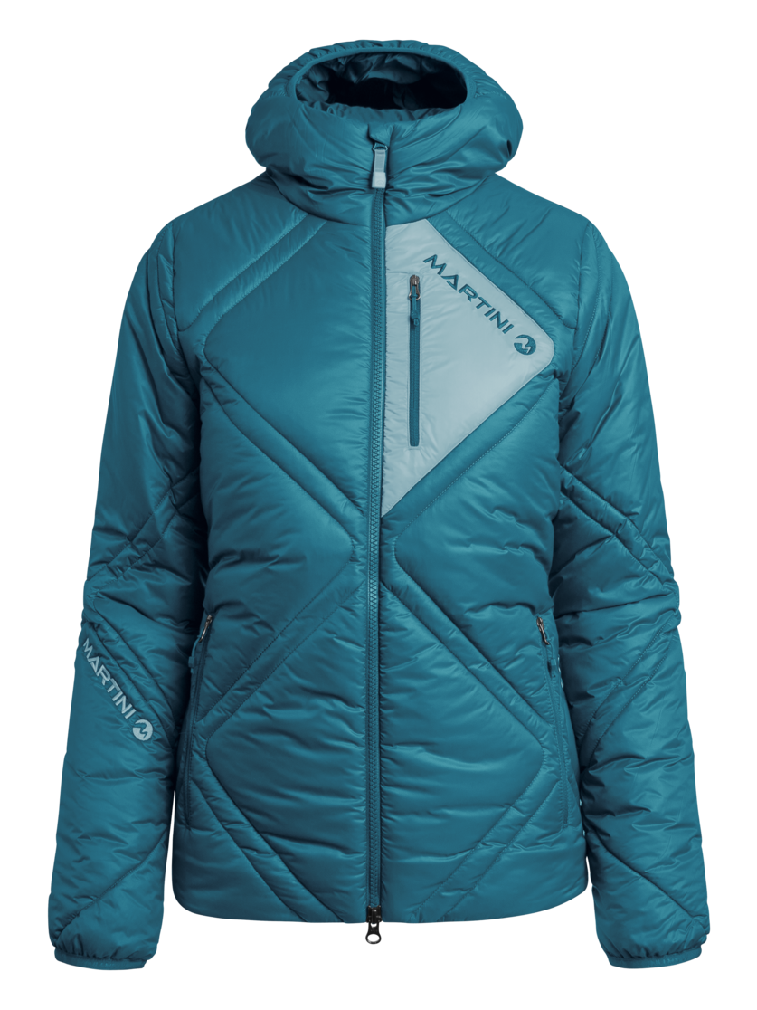 Martini Sportswear - BROAD.PEAK - Primaloft & Gloft Jacken in lake-ice - Vorderansicht - Damen