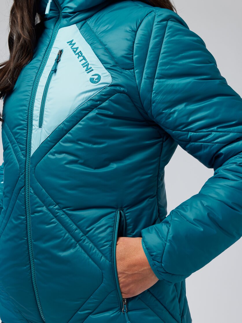 Martini Sportswear - BROAD.PEAK - Primaloft & Gloft Jacken in lake-ice - Detail 2 - Damen