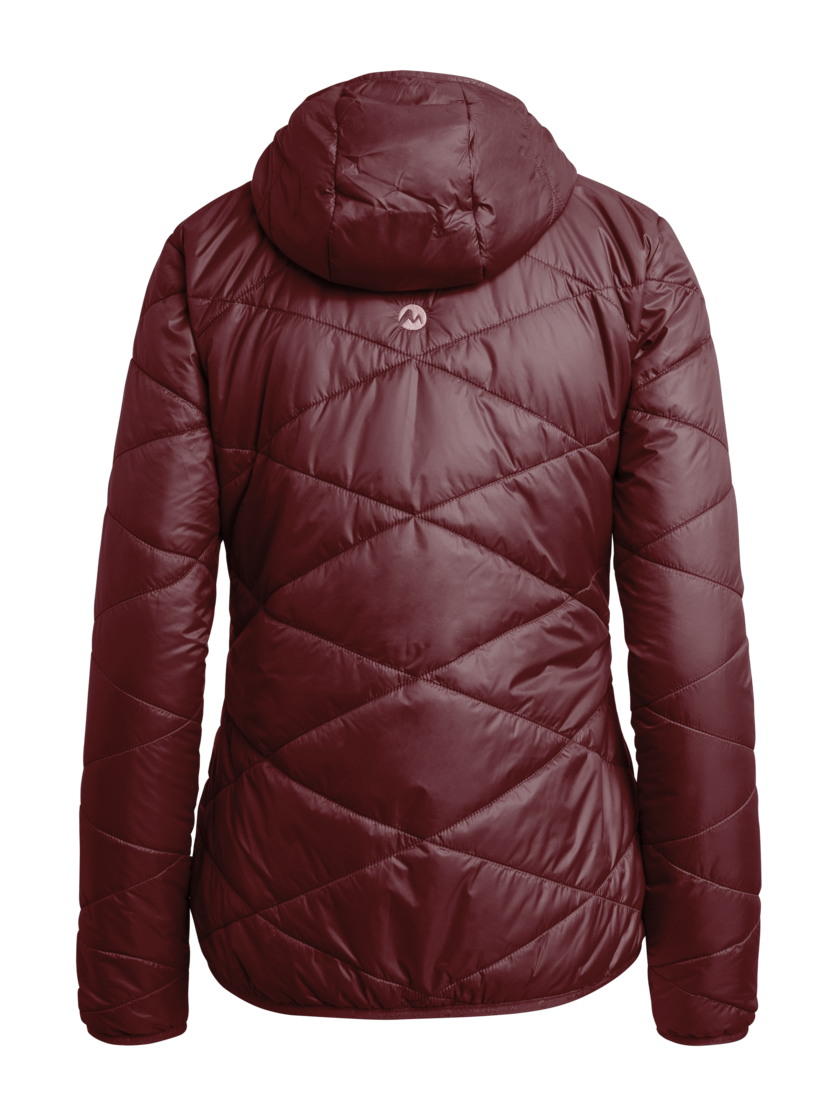 Martini Sportswear - MTN.COOK - Giacche Primaloft e Gloft in maroon-black-woodrose - vista posteriore - Donna