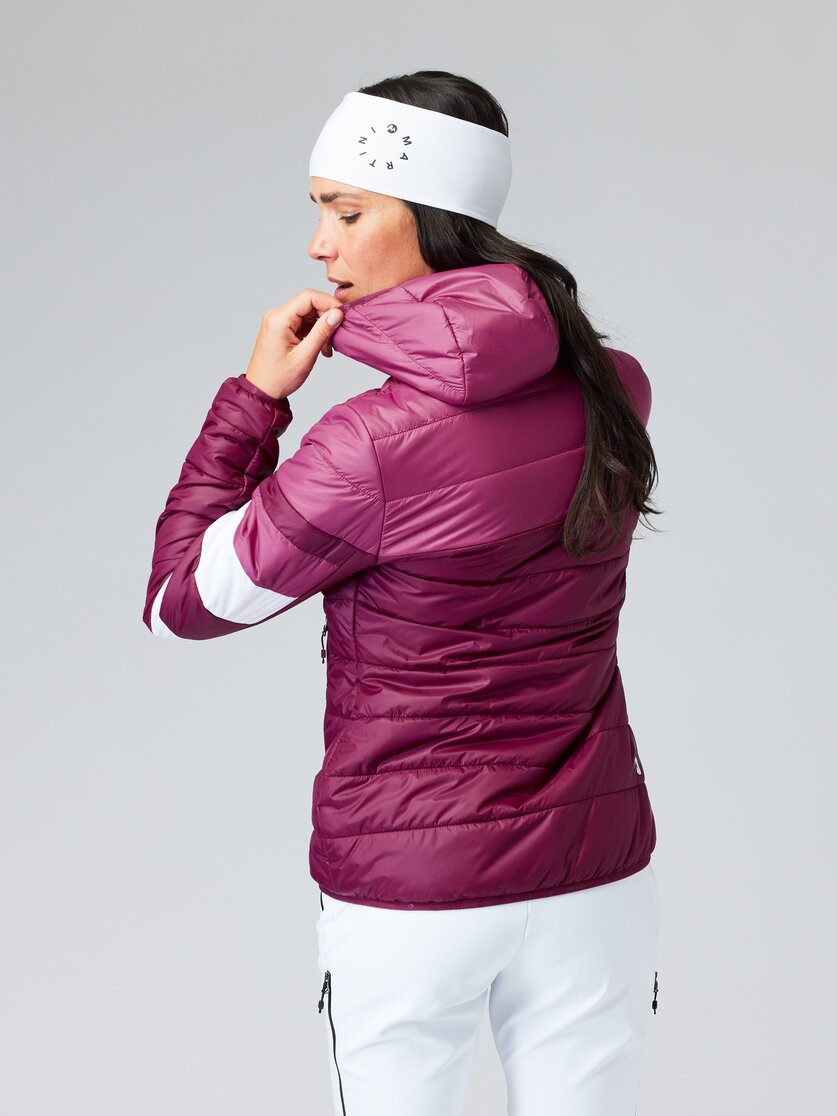 Martini Sportswear - YOSEMITE - Primaloft & Gloft Jackets in lake-ice - rear view model - Women
