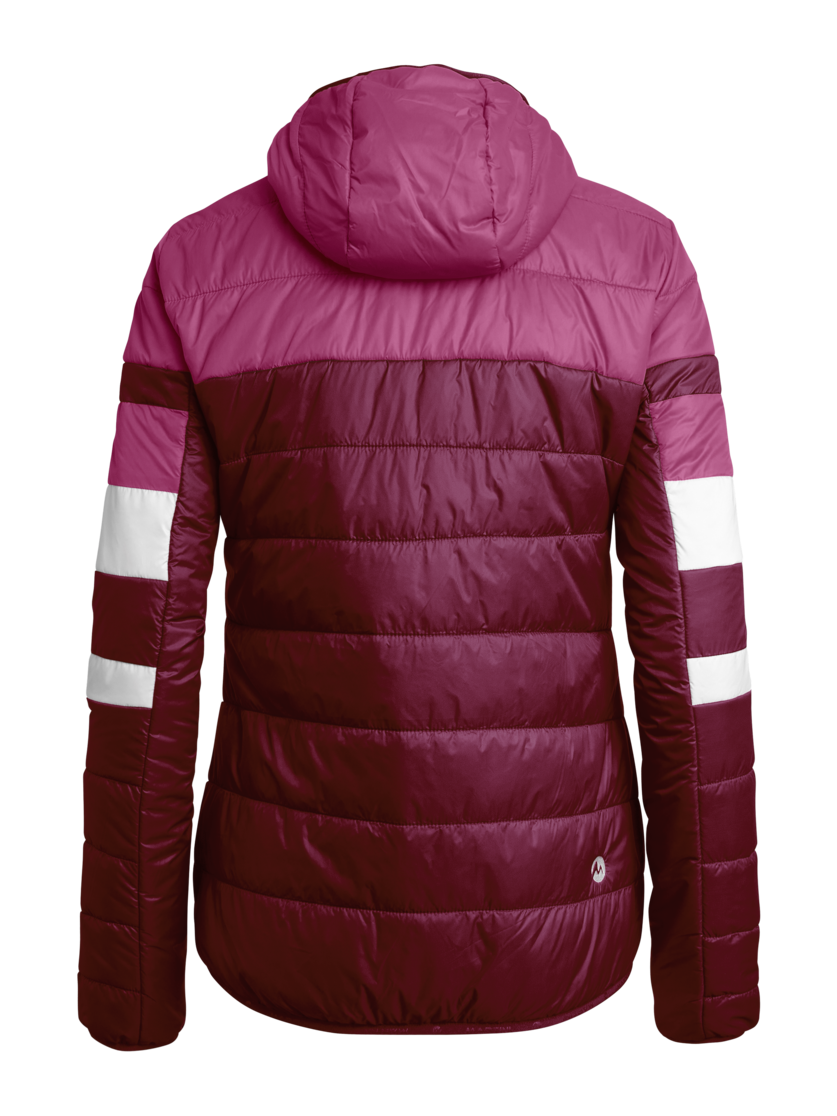 Martini Sportswear - YOSEMITE - Primaloft & Gloft Jackets in plume-hollyhock - rear view - Women