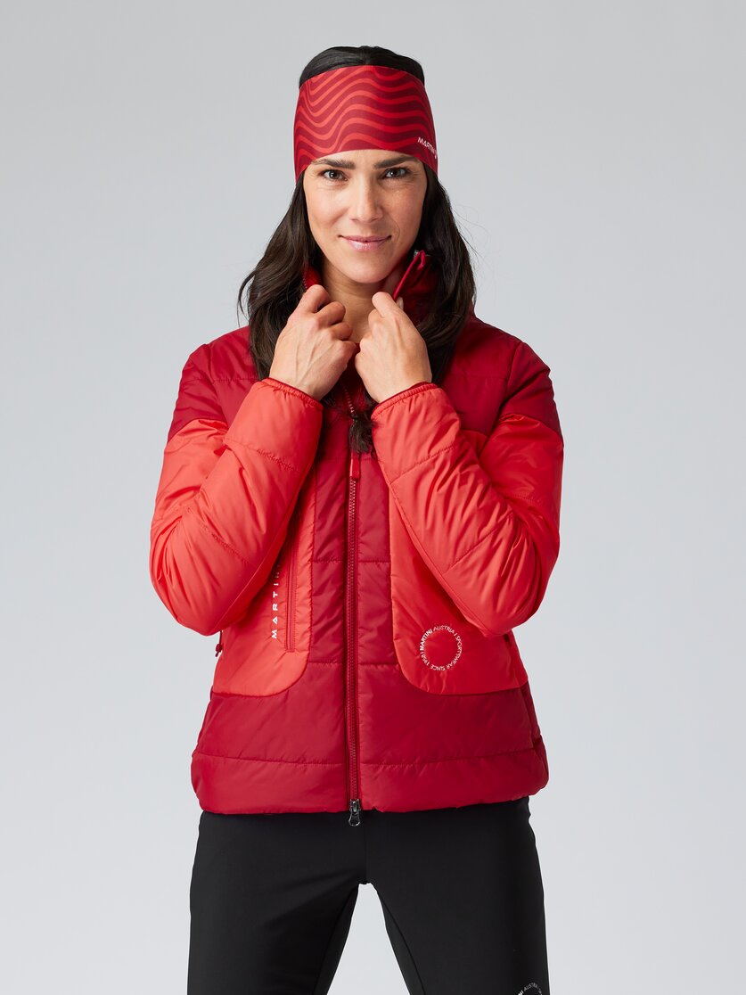 Martini Sportswear - DELIGHT - Primaloft & Gloft Jackets in lake-ice - front view model - Women