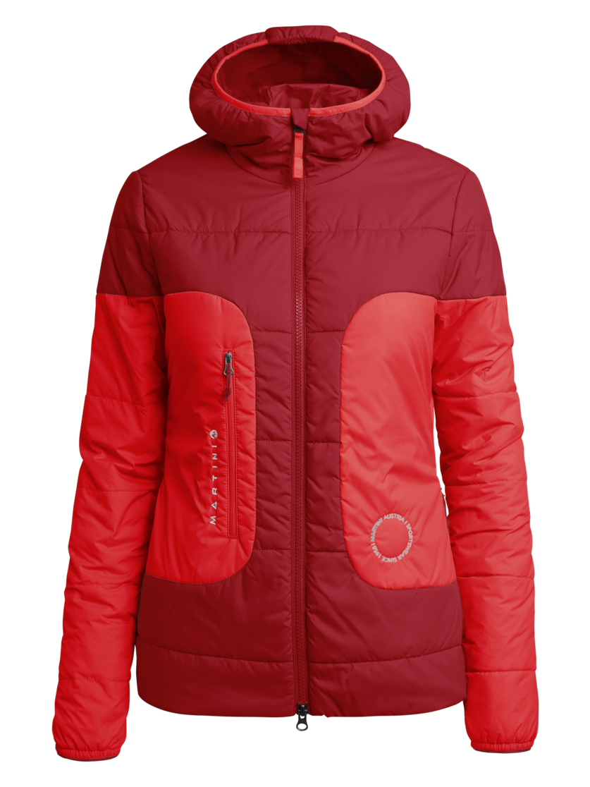 Martini Sportswear - DELIGHT - Primaloft & Gloft Jackets in passion-scooter - front view - Women