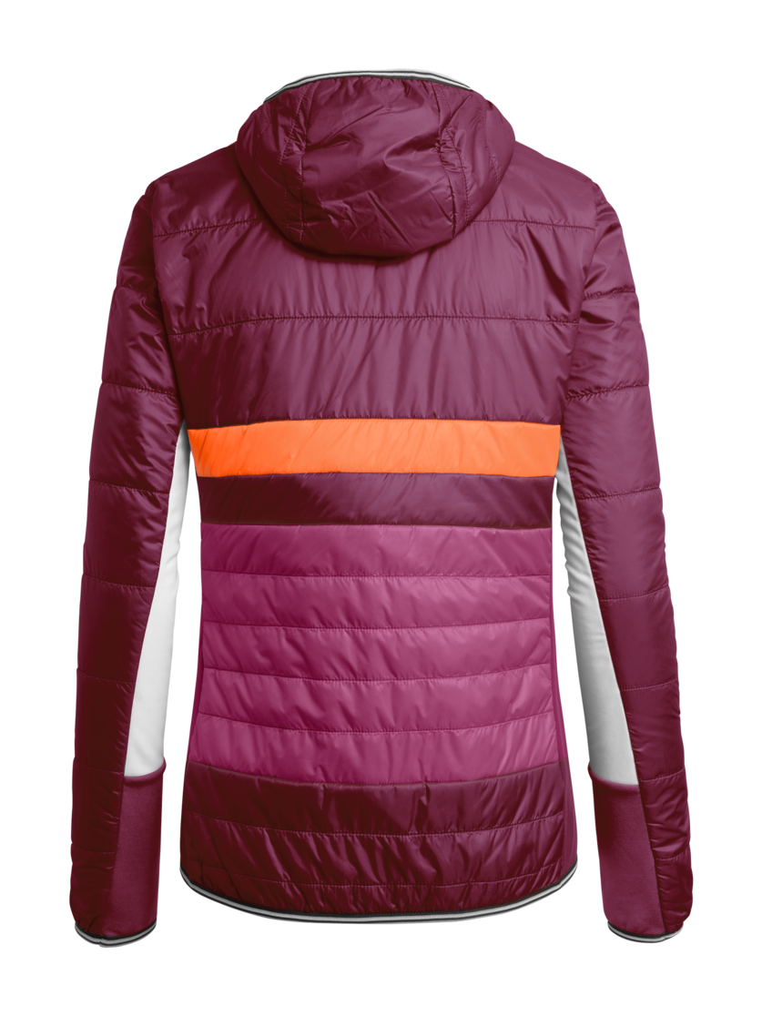 Martini Sportswear - LIBERTY - Primaloft & Gloft Jackets in plume-hollyhock-poppy - rear view - Women