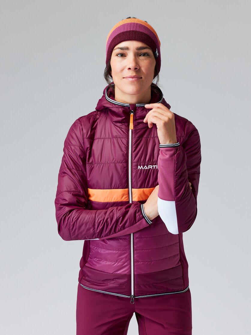 Martini Sportswear - LIBERTY - Primaloft & Gloft Jackets in true navy-lake-ice - front view model - Women