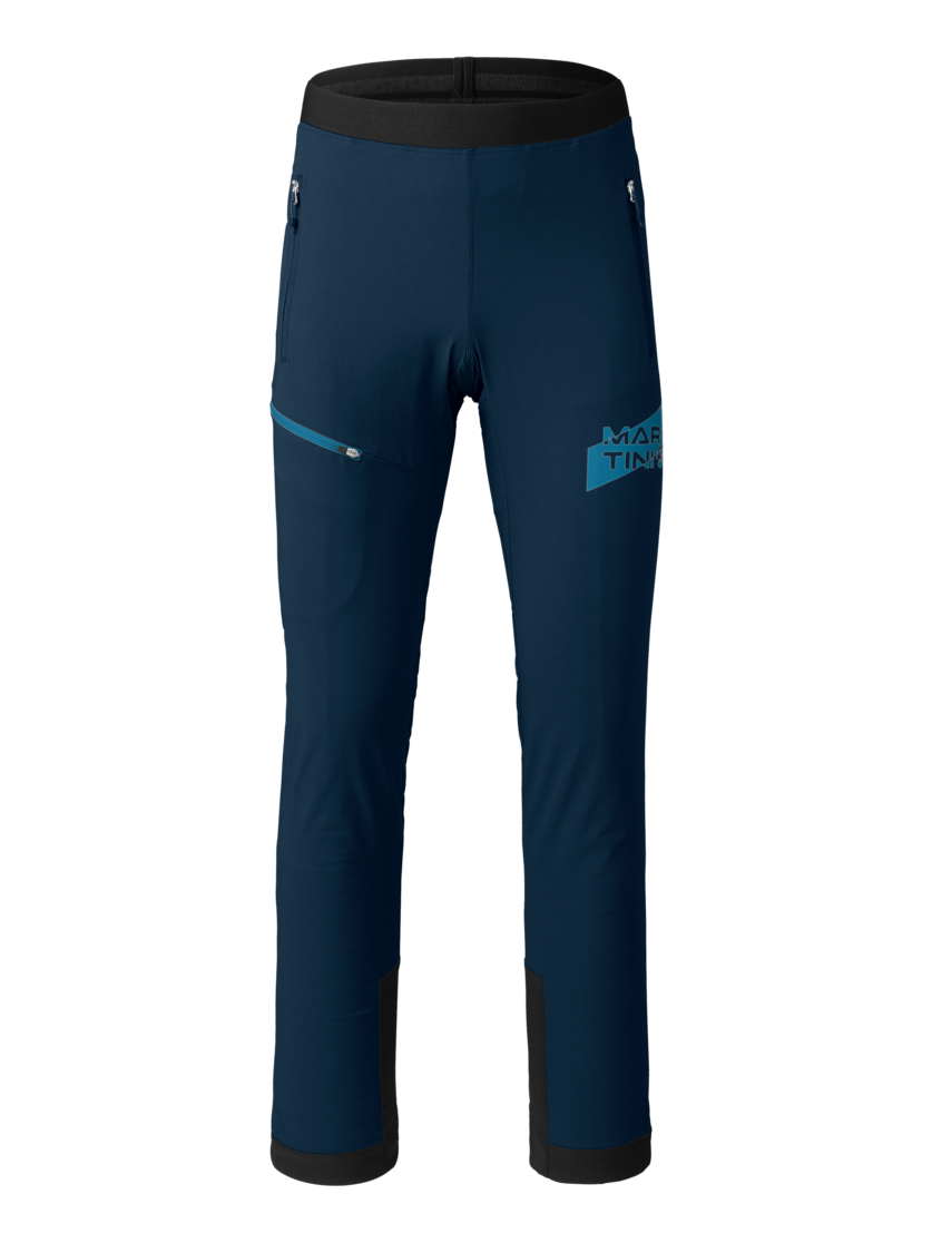 Martini Sportswear - HIGHVENTURE Pants M "L" - Pantaloni lunghi a taglio lungo in true navy-horizon - vista frontale - Uomo