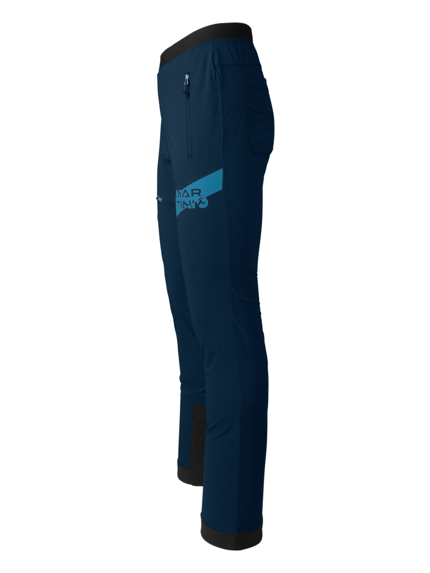 Martini Sportswear - HIGHVENTURE Pants M "L" - Pantaloni lunghi a taglio lungo in true navy-horizon - vista laterale - Uomo