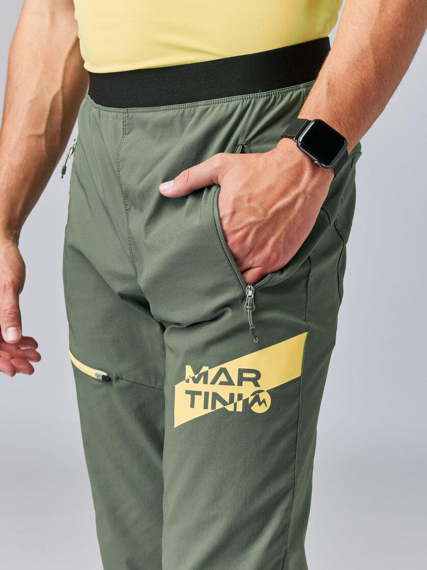 Martini Sportswear - HIGHVENTURE Pants M "L" - Pantaloni lunghi a taglio lungo in mosstone-greenery - Dettaglio 1 - Uomo