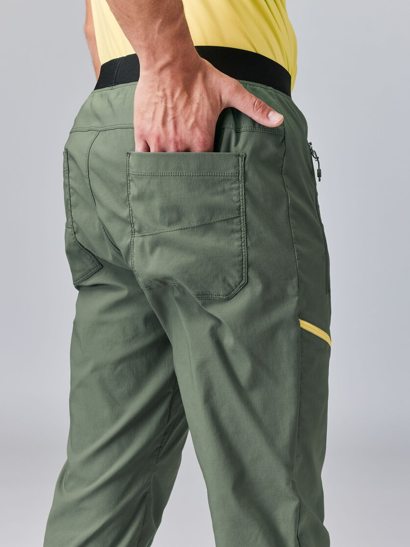 Martini Sportswear - HIGHVENTURE Pants M "L" - Pantaloni lunghi a taglio lungo in mosstone-greenery - Dettaglio 5 - Uomo